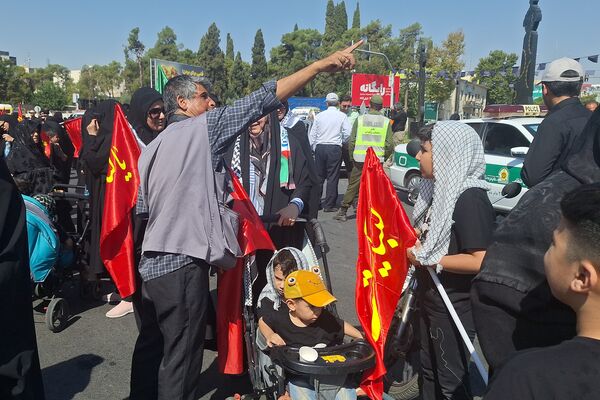 مراسم راهپیمایی جاماندگان اربعین حسینی در شیراز