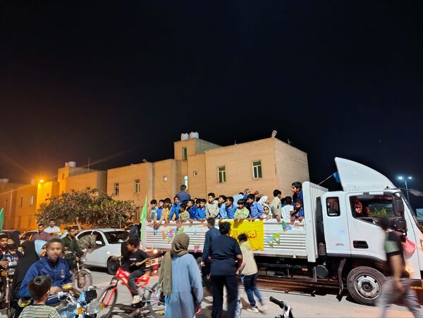 کاروان شادی جشن نیمه شعبان در بوموسی 