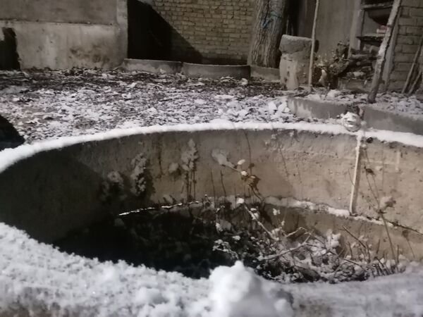 بارش برف پاییزی در شهرزیبای بار نیشابور 