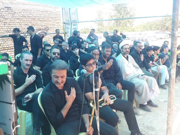 آیین شبیه خوانی عاشورا در روستای مهمانک