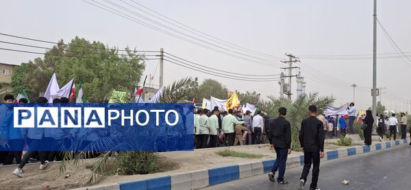 برگزاری راهپیمایی سیزدهم آبان ماه در بندرعباس