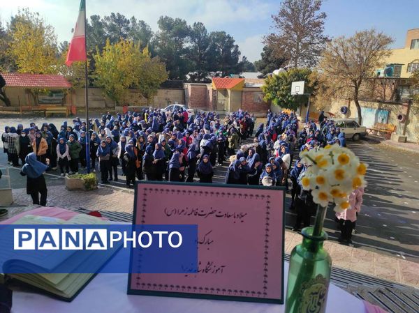 مدارس شهرستان قدس زیر چادر بانوی دو عالم در جشن ولادت حضرت زهرا(س)