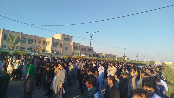 تشییع شهدای گمنام در بخش چاه‌دادخدا