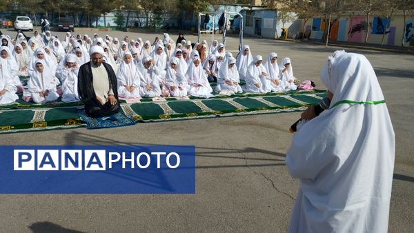 اقامه نماز باران در دبستان لطیفه