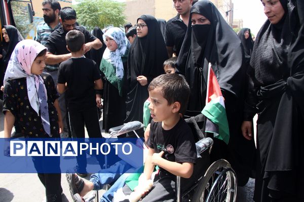 برپایی موکب عشاق الحسین در استان یزد