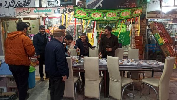 مراسم نور افشانی و ایستگاه صلواتی در شهرستان سملقان