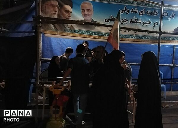 موکب شهدای روستای آهوان در صد و بیست و دومین شب