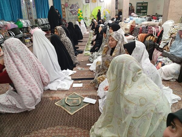 برگزاری مراسم اعتکاف در مسجد اعظم دارالقرآن امام خمینی نیشابور 