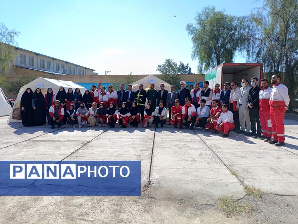  مانور سراسری زلزله در شهرستان بم 