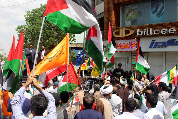 اعلام انزجار مردم قم از جنایات رژیم صهیونیستی در جمعه خشم