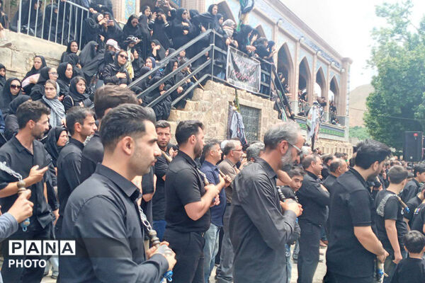 نمایی از عاشورا حسینی در روستا رویین