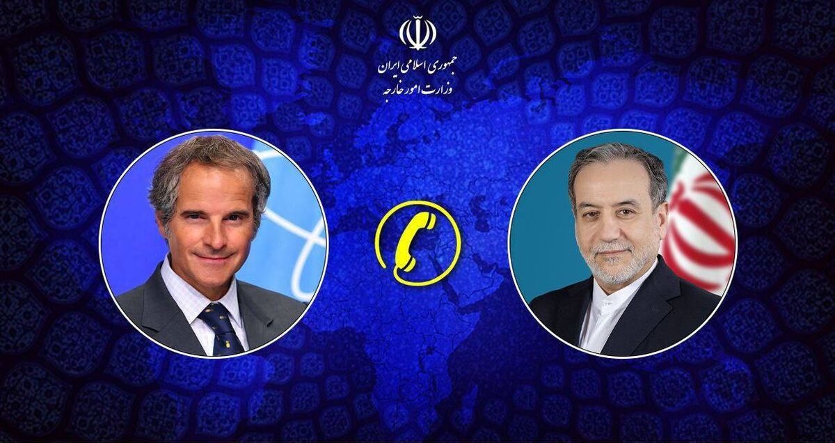 گفت‌وگوی عراقچی با گروسی؛ تاکید ایران بر تدوین چارچوب اولیه و منسجم مذاکرات 