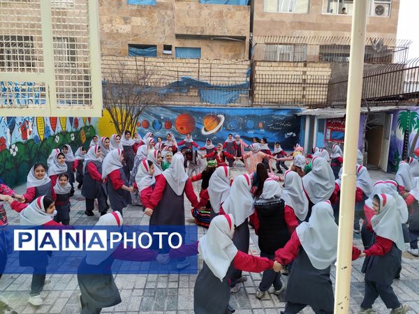 برگزاری جشن چهارشنبه سوری ایمن  در دبستان سارا شهرستان ملارد 