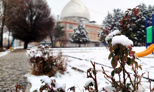 لردگان میزبان اولین برف زمستانی 