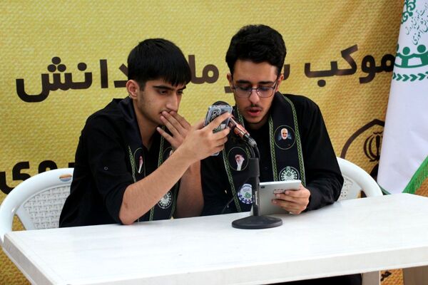 روایت تصویری از راه عشق مشهد در سوگ امام رضا(ع)