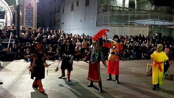 تعزیه‌خوانی در مسجد الهادی اهواز