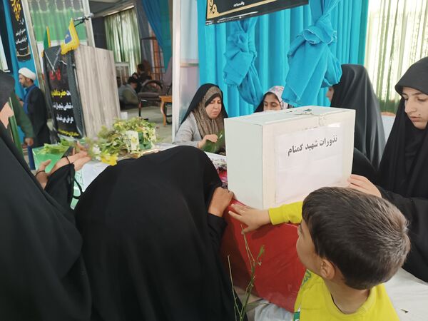 عطر حضور شهید گمنام در نماز جمعه فارسان