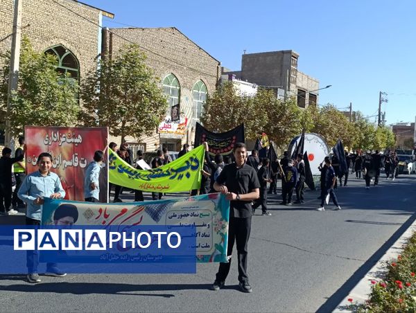 برپایی هیئت عزاداری دانش‌آموزی «قاسم ابن الحسن(ع)» در دبیرستان رئیس‌زاده خلیل‌آباد