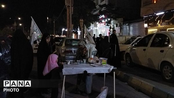 گذری بر فعالیت موکب خیمه العباس  در شصت و هفتمین شب از اجتماعات مردمی نیشابور