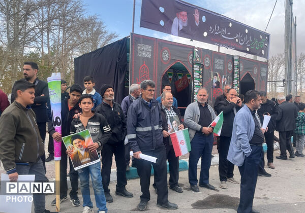 حضور گسترده فرهنگیان شهرستان خاتم در راهپیمایی روز قدس