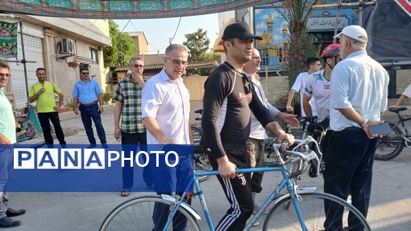 نخستین همایش دوچرخه‌سواری روستای اهلم