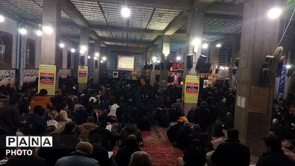 مراسم شب ۲۳ ماه رمضان در مسجد جامع نیشابور 