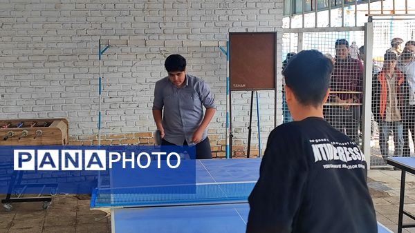 فینال مسابقات تنیس روی میز در دبیرستان شاهد ابوذر غفاری 
