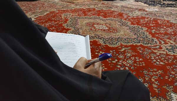 هیات دانش‌آموزی انصارالمهدی در روز تکریم همسران و مادران شهدا