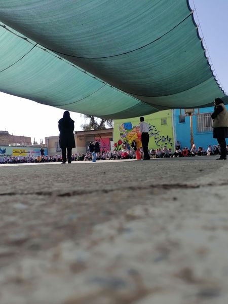 آموزش اطفاء حریق در مدرسه ناهید نخودی