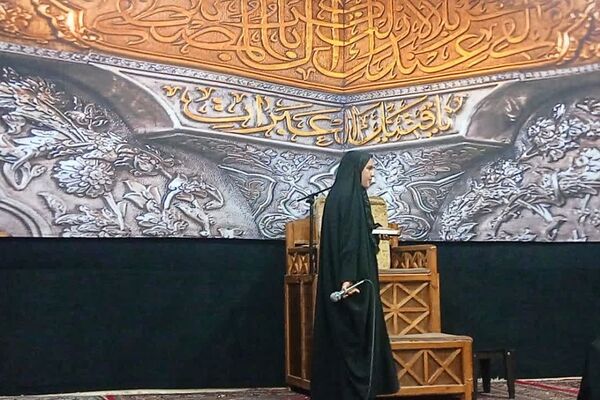 مراسم عزاداری سید و سالار شهیدان در محفل دخترانه مقدامه