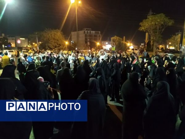 خروش مردم دار المومنین کاشان در میدان جهاد