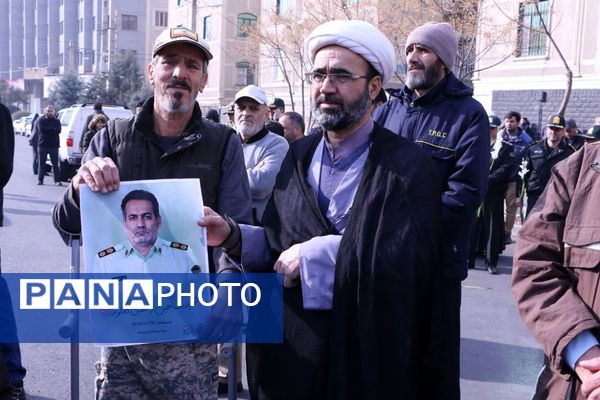 مراسم تشییع پیکر مطهر شهید والامقام شاهین دهقانی