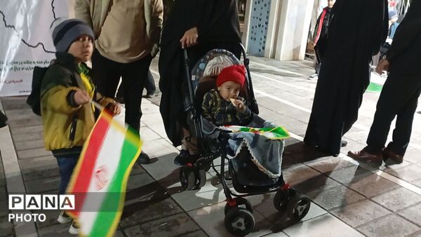 مراسم چهلمین روز درگذشت شهادت رهبر معظم انقلاب اسلامی و شهدای میناب 