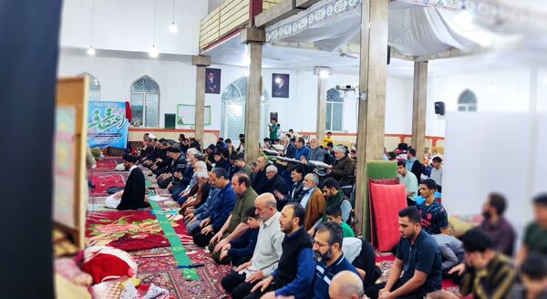 مراسم معنوی اعتکاف در مسجد امام هادی(ع) الشتر