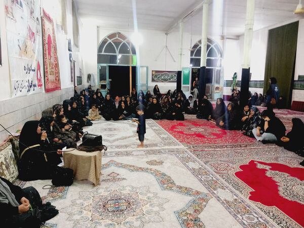 برگزاری شب دوم محرم در روستای ممراباد