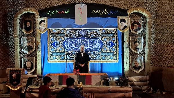 مراسم گرامیداشت نخستین سالگرد تدفین شهید گمنام در بوستان لاله قم