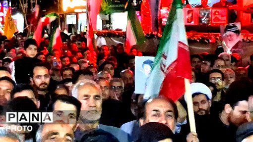 مراسم وداع با شهید پاسدار محمد صادق نظافتی در کاشمر