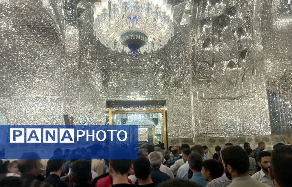 سیل عظیم زائران و مجاوران حرم امام رضا (ع) در روز آغاز امامت حضرت مهدی (عج)