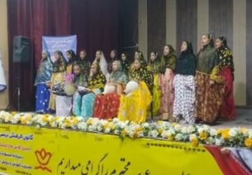 مسابقات هنرهای آوایی دختران شهرستان میناب برگزار شد