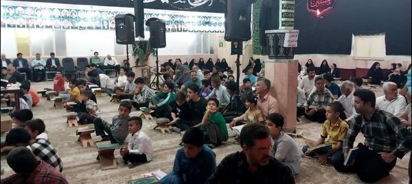 افتتاحیه جلسه قرآنی شهدای روستای فدافن