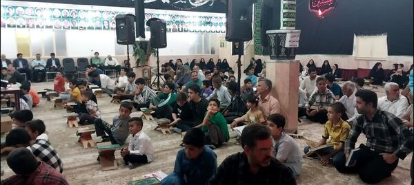 افتتاحیه جلسه قرآنی شهدای روستای فدافن