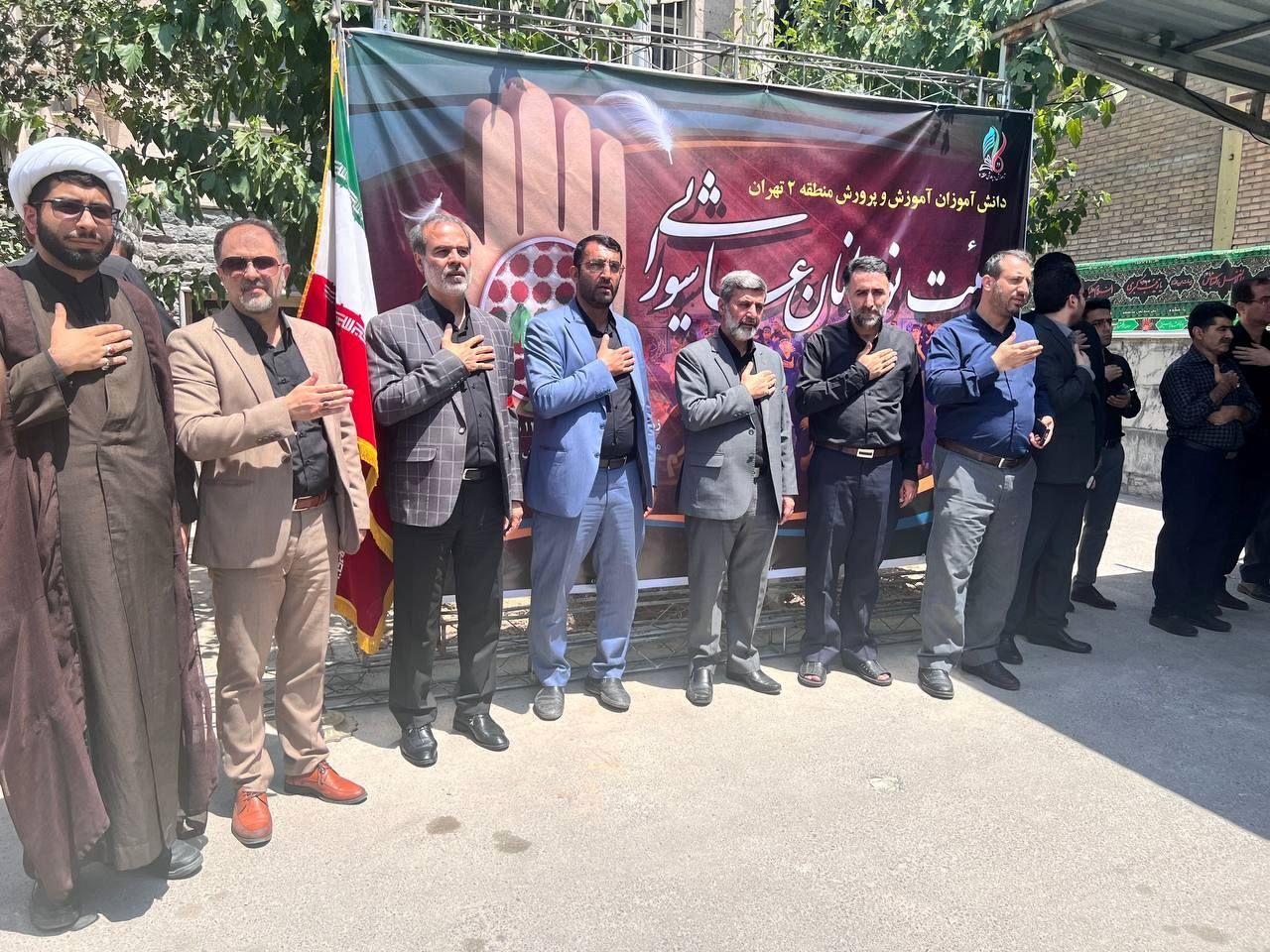 تجمع هیأت دانش‌آموزی منطقه ۲ در دهه اول محرم 