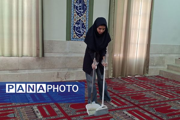 از خانه تکانی نمازخانه مدرسه تا رسیدن به اوج معنویت و نشاط 