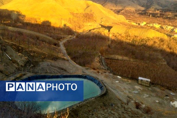 حال هوای شهر زیبای بار بعد از اولین بارش باران زمستانی