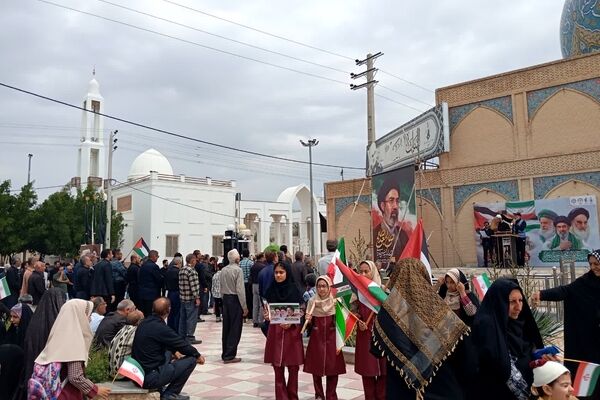 راهپیمایی روز قدس در شهر لطیفی لارستان