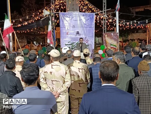 حضور مدیر کل خراسان شمالی در هفتاد و سومین شب از اجتماعات شبانه در شهر غلامان
