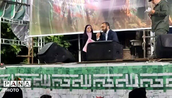 شکوه پرشور مردم در میدان خراسان در عید بزرگ غدیر