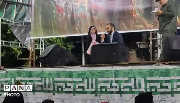 شکوه پرشور مردم در میدان خراسان در عید بزرگ غدیر