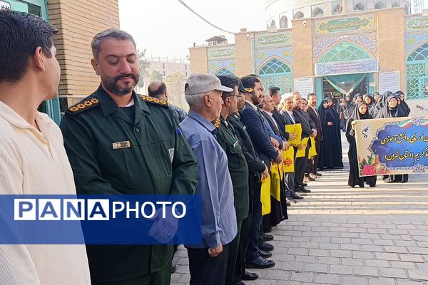 کاروان زیارتی راهیان نور دبیرستان شاهد کوثر شهرستان رباط‌کریم