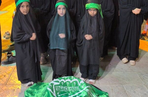 کودکان حسینی در غم عزاداری شهادت حضرت رقیه سلام الله علیها 
